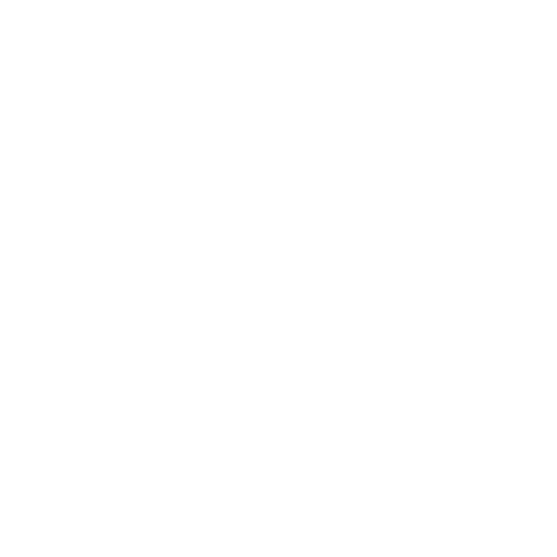 Facebook App Round White Icon